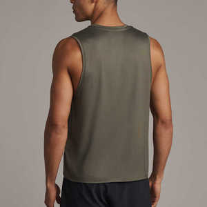 Hawk Eye Sports 2026 Débardeur de musculation écologique à séchage rapide en Coton/Spandex, haut de sport décontracté pour la gym, débardeur de musculation en maille - Product Image 2