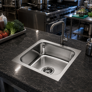Square Stainless Steel <b>Kitchen</b> <b>Sink</b> Single Bowl Countertop Basin 2026 For Home <b>Kitchen</b> 304 Grade - Product Image 6
