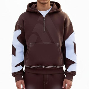 Conjunto de Sudadera con Capucha y Pantalones Jogger de Dos Piezas Tallas Grandes 2026 con Estampado Lavado Ácido, Ropa Casual Urbana y Deportiva al por Mayor para Hombre Bordado - Product Image 6