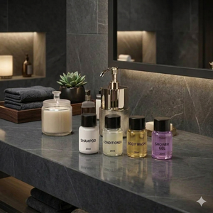 Set de Artículos de Aseo para Hotel de 20 ml, Champú, Acondicionador, Gel de Ducha, Tamaño de Viaje, Amenidades para Habitaciones de Huéspedes en Hoteles y Resorts - Product Image 5