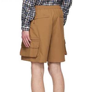 กางเกงขาสั้นคาร์โก้ผู้ชาย ทรงหลวม 3/4  สำหรับวิ่ง มี 3 กระเป๋า เอวยางยืด ผ้าฝ้าย เหมาะสำหรับเดินป่า - Product Image 5