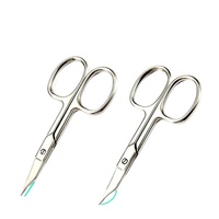 Ciseaux à cuticules professionnels au meilleur prix, lame incurvée en acier carbone de haute qualité, manche durable en acier inoxydable