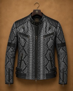 Vestes en cuir Avirex sur mesure OEM ODM de haute qualité, vente en gros, étiquette privée personnalisée, design premium ajustable, noir - Product Image 3
