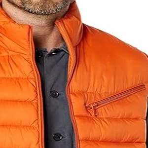 Chaquetas Acolchadas con Cierre y Diseño Personalizado de Última Moda, Reactivas al Calor, con Cuello Alto de Lona, Logotipo Frontal, Relleno de Algodón, Estilo Urbano, para Invierno - Product Image 2