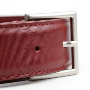 Ceinture en cuir de vache véritable pour homme, sangle décontractée, boucle en acier, légère, respirante, durable, accessoire de mode, design de logo personnalisé - Product Image 4