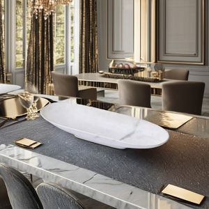 Auténtico Tazón de Mármol Blanco Hecho en India con Diseño de Barco para Decoración de Cocina de Lujo, Artesanía de Primera Calidad para Hogares Modernos - Product Image 6