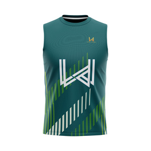 Camisetas Personalizadas de Fútbol Americano 7v7 sin Mangas, Sublimadas, 100% Poliéster, Transpirables, de Secado Rápido, Antibacterianas, para Entrenamiento - Product Image 4