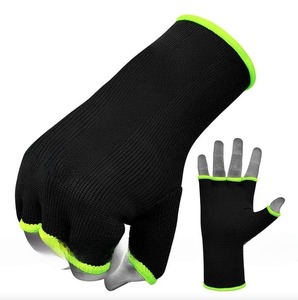 Guantes interiores elásticos de medio dedo para boxeo, MMA, gimnasio, protección de nudillos, vendas para manos, soporte de muñeca de spandex, unisex - Product Image 1
