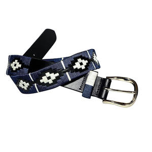 Cinturón Polo Bordado a Mano al por Mayor, Cinturón de Cuero Genuino de Primera Calidad, Estilo Gaucho Argentino - Product Image 3