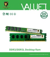 [AITC KINGSMAN GAMING] 4 Go DDR3 1600 MHz CL11 1,5 V 240 broches RAM pour carte mère de bureau AMD/Intel Garantie à vie En stock