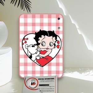 Plaque magnétique en acrylique pour extensions de cils, motif cœur Betty Boop, diamant solide, carré, fleur, marque privée, outils pour pose de cils - Product Image 3