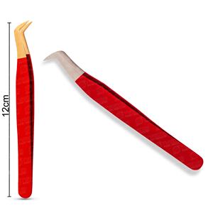 Pinzas profesionales de acero inoxidable para pestañas, nuevo producto, herramientas de maquillaje para artistas de pestañas con puntas puntiagudas en todos los tamaños - Product Image 1