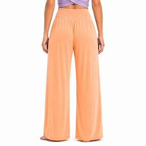Pantalon à jambes larges pour femmes, taille haute, coupe ample, décontracté, confortable, à jambes droites, vêtements de travail, streetwear - Product Image 5