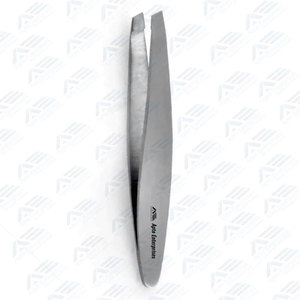 Professional Beauty Instruments Beauty Tools Eyebrow Grooming Custom Color Grip Stainless Steel Eyebrow Tweezers - Product Image 5