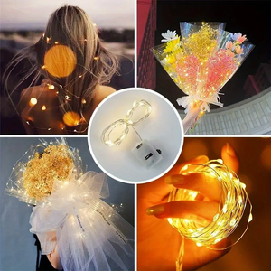Button battery powered mini decorative <b>lights</b> perfect for home decor and special occasions. - Product Image 6