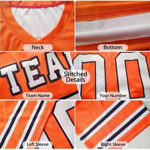 เสื้อเจอร์ซีย์สตรีทแวร์ปักลายตามสั่ง เสื้อกีฬาซับลิเมชั่นสำหรับทีมเยาวชนและผู้ชาย เสื้อฝึกซ้อมอเมริกันฟุตบอลสไตล์วินเทจ - Product Image 3