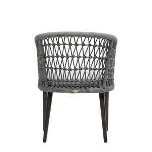 Silla de Comedor Moderna, Duradera, Ecológica e Impermeable, con Marco de Aluminio y Cuerda Tejida a Mano, Elegante, para Restaurante o Cafetería, Directo de Fábrica - Product Image 3