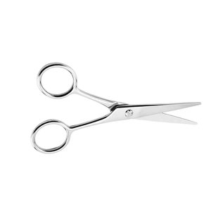 Professional Beard Scissors Stainless Steel Mustache Trimming <b>Shears</b> Barber Hair Cutting Grooming <b>Tools</b> Wholesale - Product Image 2