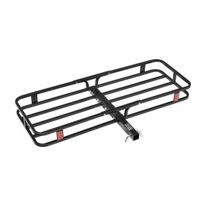 Portapacchi da Gancio Traino Rinforzato da 135x48x13 cm con Capacità di 227 kg, Cinghie a Cricchetto Stabilizzanti e Staffa di Montaggio Semplice - Product Image 1