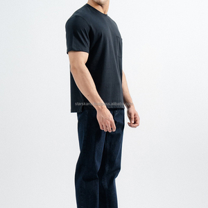 เสื้อยืดผ้าฝ้าย100% สำหรับผู้ชายทรงหลวมพิมพ์ลาย - Product Image 5