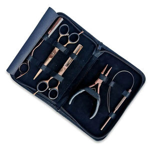 Kit de herramientas para extensiones de cabello, estilo de cabello, acero inoxidable de grado quirúrgico, microperlas profesionales, extensiones de cabello con cinta adhesiva, logotipo personalizado - Product Image 6