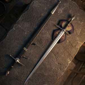 ดาบอันดูริล ลอร์ดออฟเดอะริงส์ ทำมือจากเหล็กกล้าคาร์บอนสูง พร้อมปลอกดาบ สำหรับคอสเพลย์  ขายส่งดาบไวกิ้ง - Product Image 6