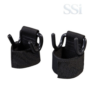 Crochets de musculation antidérapants avec sangles de soutien pour les poignets, poignées rembourrées pour la musculation, équipement d'entraînement de force - Product Image 4