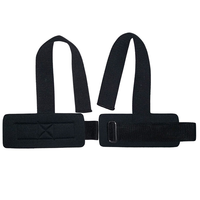 Sangles de poignet et de cheville personnalisées avec anneaux en D, robustes, à adhérence améliorée, légères, unisexes, pour la salle de sport professionnelle