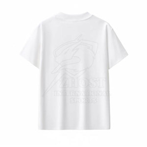 เสื้อยืดออกกำลังกายแบบโอเวอร์ไซส์สำหรับทุกเพศ ขายส่ง เนื้อผ้าระบายอากาศได้ดี ทรงหลวม สวมใส่สบาย พร้อมตัวเลือกสีและบริการสร้างแบรนด์ตามสั่ง - Product Image 2