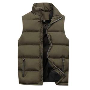Gilet matelassé pour homme à marque privée, qualité supérieure, col montant, respirant, style sport, hiver, extérieur, sans manches, OEM - Product Image 6