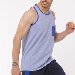 Vente directe d'usine, débardeur décontracté respirant pour homme, 100% coton, léger, de haute qualité, pour la salle de sport, l'exercice physique, prix avantageux - Product Image 5