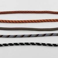 Vente en gros de cordon tressé en polyester 5mm 6mm 8mm corde ronde en macramé cordon en nylon torsadé coloré pour sac vêtement