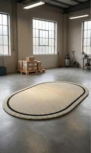Modern Minimalist <b>Abstract</b> Regular Hand Tufted Wool Anti-Slip Area Rug Soft Plush Carpet for Living Room Bedroom Home Decor - Product Image 2