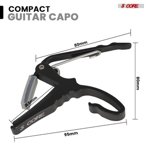 Capo de guitare 5 cordes à changement rapide pour guitare acoustique, électrique, banjo, mandoline ou ukulélé - Product Image 6