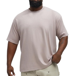 T-shirts pour hommes surdimensionnés de haute qualité, personnalisés, 200 g/m², t-shirts en coton uni, vente en gros - Product Image 1