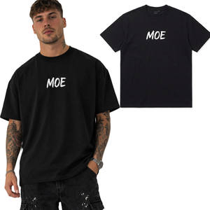 Camisetas de Algodón Grueso para Hombre, Estilo Urbano Oversize, 260 GSM, Hombro Caído, Logotipo Personalizado, OEM, Marca Privada, Producción a Granel - Product Image 1