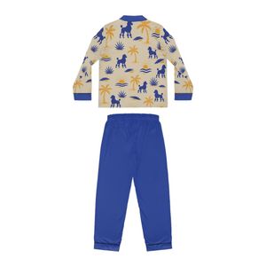 Ensemble de pyjama en satin personnalisé pour femme, motif Poodle élégant, vêtements de nuit luxueux et soyeux avec chemise boutonnée et pantalon assorti - Product Image 2