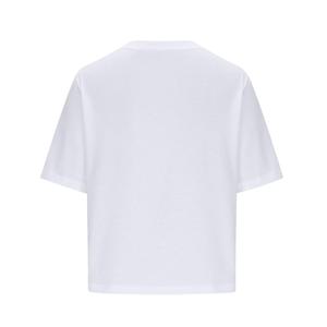 Women's Plus Size Workout Crop Top Three Quarter Sleeve Crew Neck <b>Bows</b> Print Knitted Polyester Spandex Casual Loose Fit T-Shirts - Product Image 4
