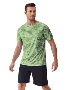 Camisetas de Natación de Manga Corta de Secado Rápido, Lisas, Holgadas, para Hombre, Camisetas Deportivas de Compresión para Entrenamiento - Product Image 2