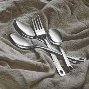 Juego de cubiertos de acero inoxidable de 24 piezas con soporte Nueva colección Stribes Juegos de vajilla - Product Image 5