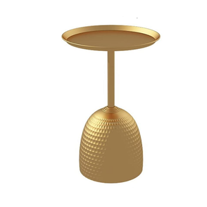 Modern <b>Round</b> Iron Coffee <b>Table</b> with Tempered Glass Top Contemporary Living Room Furniture Decorative Metal Frame Center <b>Table</b> - Product Image 3