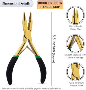 <b>Top</b> Deal Pliers Hair Extension Tools Plier Hot Sale Stainless Steel Waterproof <b>Peach</b> Hair Extension Tools Kit Pliers - Product Image 5