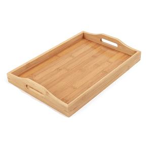 Plateau de service en bois de qualité standard pour thé et café, plateau de rangement alimentaire, plateau de service pour collations, meilleure vente pour la maison, plateau de service pour fruits - Product Image 2