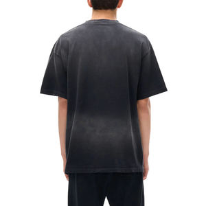เสื้อยืดคอตตอนสตรีทแวร์ทรงโอเวอร์ไซส์ พิมพ์ลายโลโก้ได้ตามต้องการ เนื้อผ้าหนา สีขาว สำหรับผู้ชาย - Product Image 2