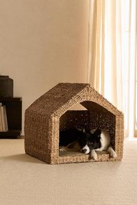 CAMA DE RATÁN HECHA A MANO PARA PERROS Y GATOS AL POR MAYOR - Product Image 1