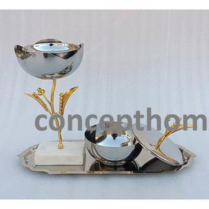 Juego de Incensario de Acero Inoxidable Estilo Árabe para Ramadán y Eid Al-Fitr, Juego de Regalo de Lujo, Venta de Fábrica - Product Image 2