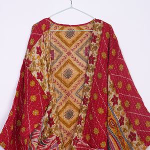 Dernière collection de kimonos pour femmes Vintage Kantha Handmade Womans Jacket boho robes vintage kantha réversible kantha kimono - Product Image 4
