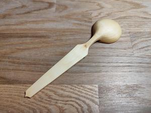 Cuchara de Té de Madera Sostenible, Cuchara de Café y Azúcar de Madera Natural, Acabado Liso, Utensilio de Cocina Reutilizable - Product Image 2