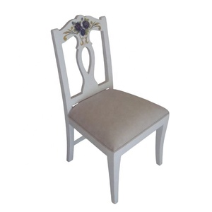 Children <b>Study</b> <b>Table</b> With Chair Hand Painted Writing <b>Table</b> Wooden Desk in White Painted Designed <b>for</b> <b>Kids</b> Furniture - Product Image 6