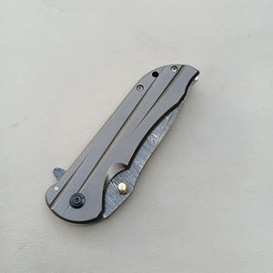 มีดพกทำมือ Burraq เหล็กดามัสกัสเกรดอุตสาหกรรม พร้อมปลอกหนัง ขนาด 8 นิ้ว ของแท้จากโรงงาน เหมาะเป็นของขวัญวันครบรอบ ของขวัญสำหรับเพื่อนเจ้าบ่าว - Product Image 5